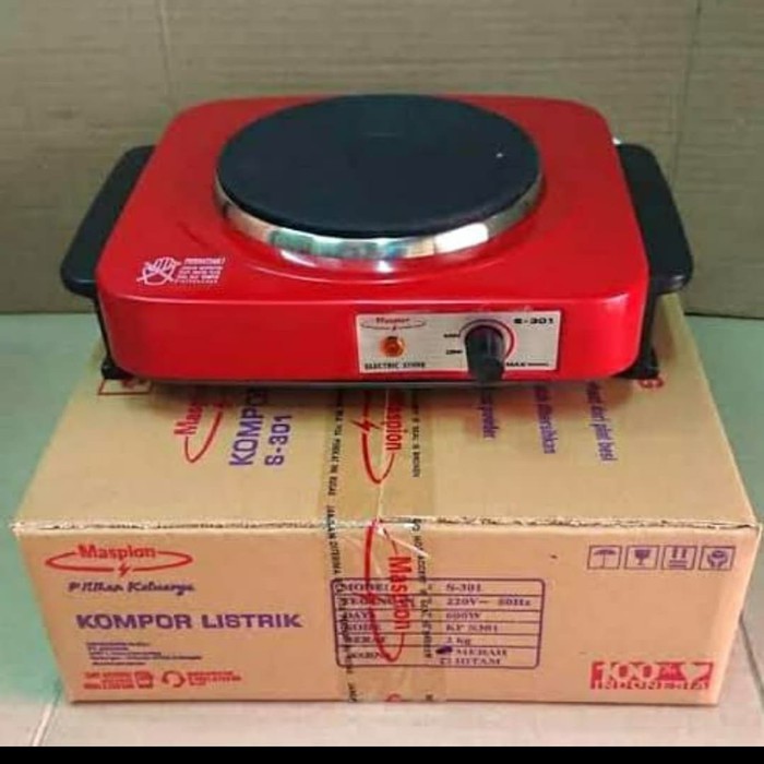 Kompor Listrik Maspion S301 / Maspion Electric Stove S301 600 WATT