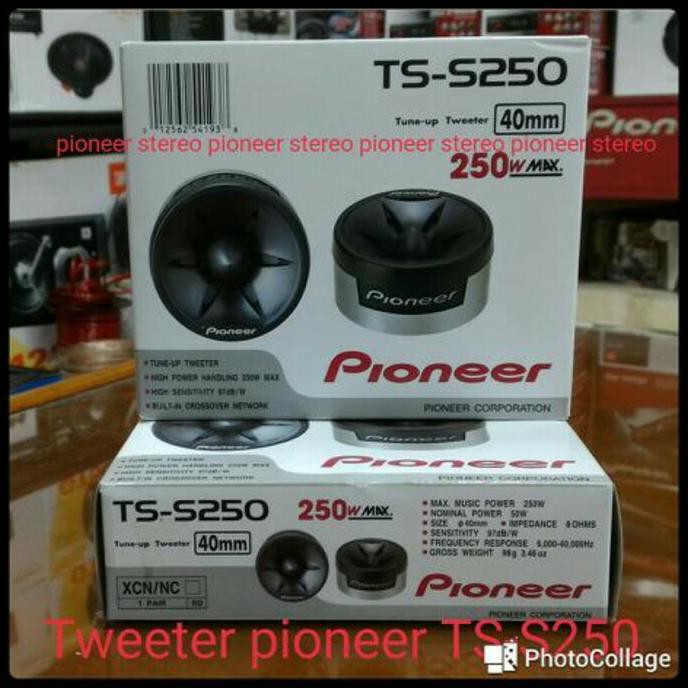 Car Audio Tweeter Pioneer TS S250 / Tweeter Pioneer TS S250