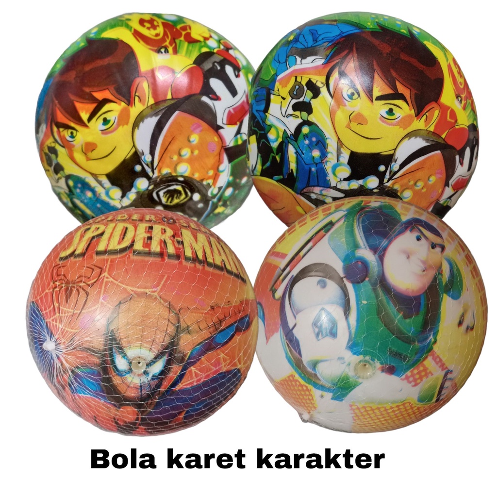 Mainan Bola Karet Anak Karakter Mainan Bola Karet Karakter