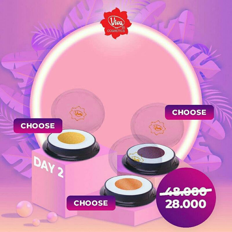 Paket 3 Eye Shadow Cream Viva