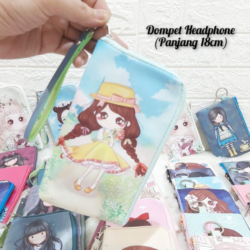 Dompet Handphone  / Dompet girl / Dompet Animasi / Dompet Panjang Hp 15cm &amp; 18cm