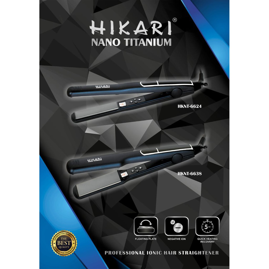Hikari Catok Nano Titanium HKNT 6624 - 6638