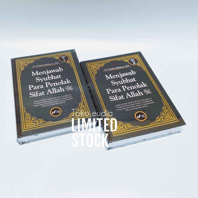Set Buku Menjawab Syubhat Para Penolak Sifat Allah Jilid 1 & 2 Ustadz Firanda Andirja