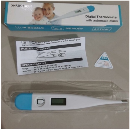 Termometer Digital Alat Pengukur Suhu Badan Thermometer LCD Standard