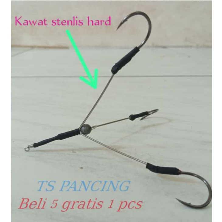 PANCING GARONG 3 MATA KAIL CARBON- KAIL GARONG NO 6,7,8,9,10,12. SIAP PAKAI