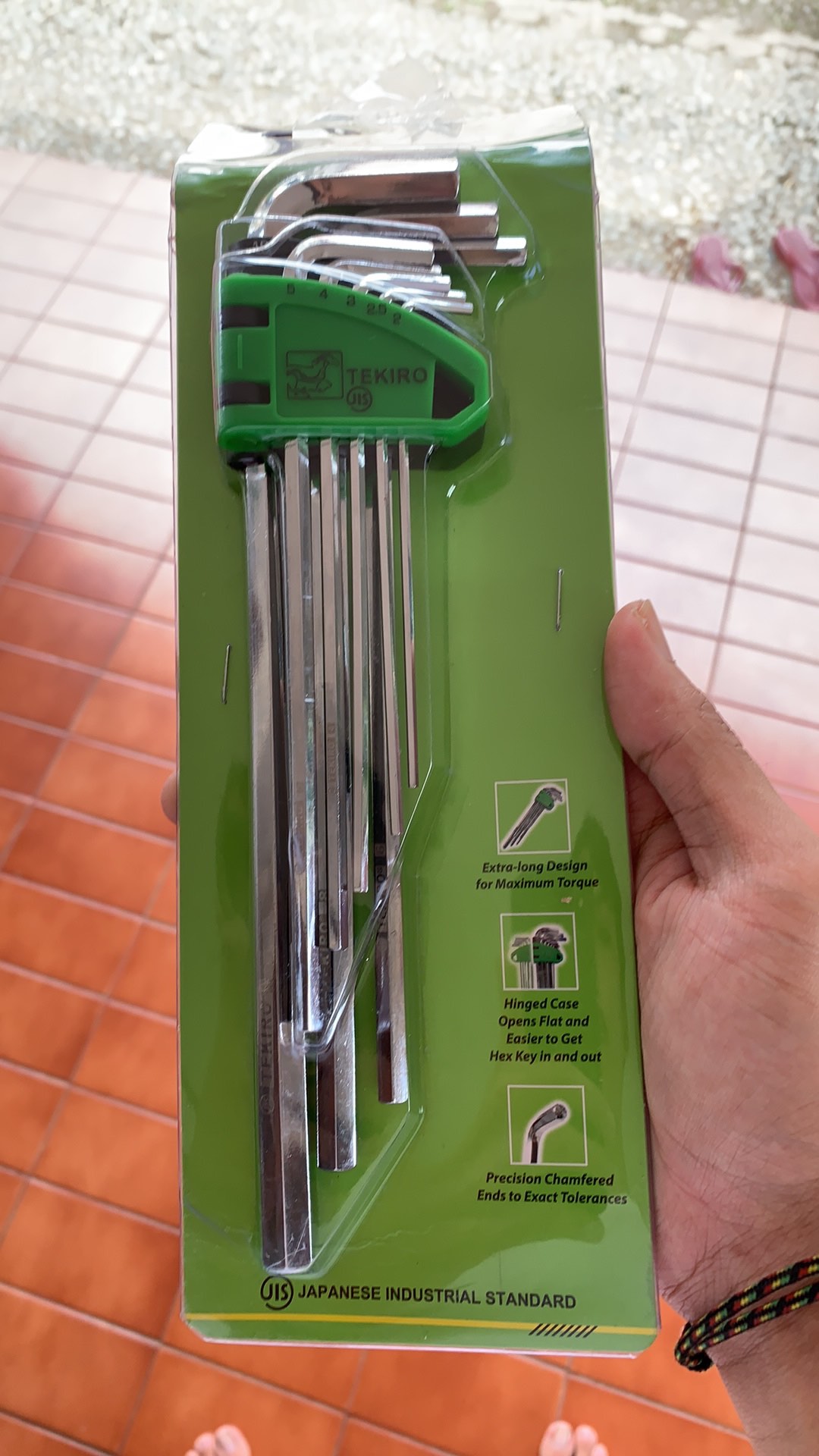 Tekiro Kunci L Set Metrik Panjang 8 Pcs Tekiro