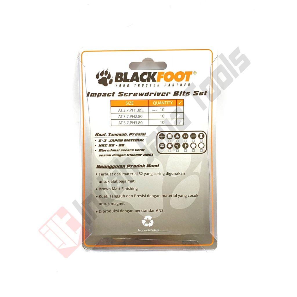 BLACKFOOT Mata Obeng KETOK Gedor - Impact Screwdriver Bits