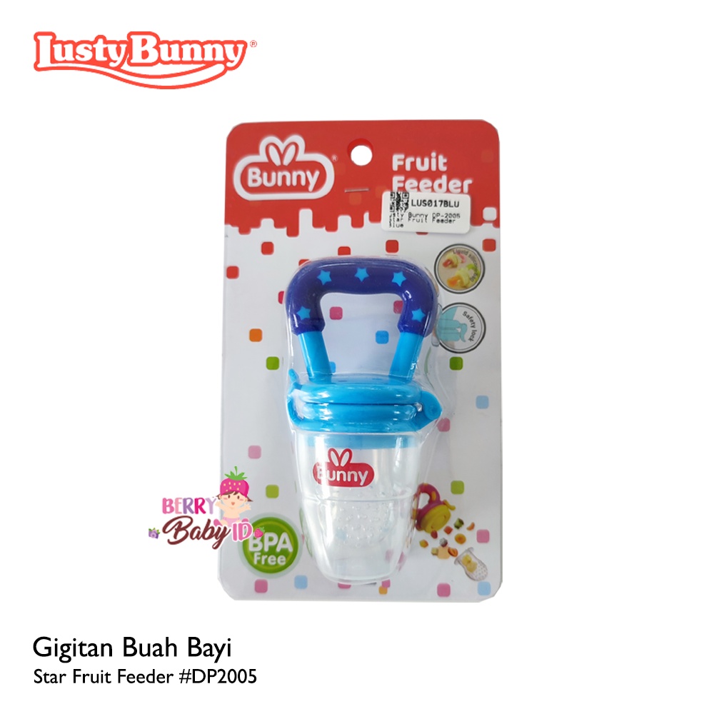 Lusty Bunny Star Fruit Feeder Gigitan Buah Empeng Buah Bayi DP2005 Berry Mart