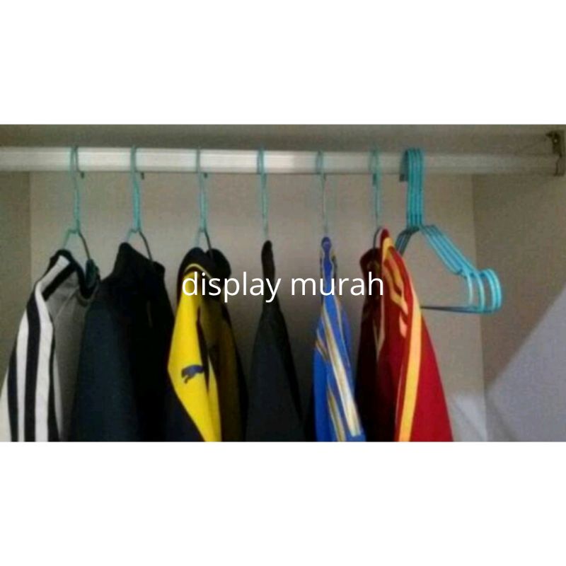 Hanger Kawat Coating Premium/Gantungan Kawat Gantungan Anti Karat Warna Warni/PAK C