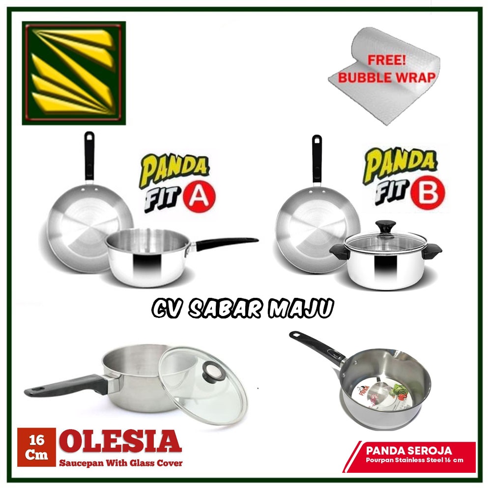 Jual Panci Set / Frypan Set Maspion Panda Set Fit A, Fit B, Panci ...