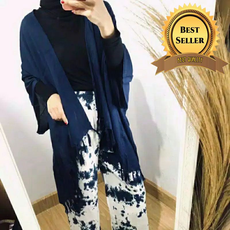 Setcel / Set Rayon Outer Mix Cullote Tyedie Rayon Bali