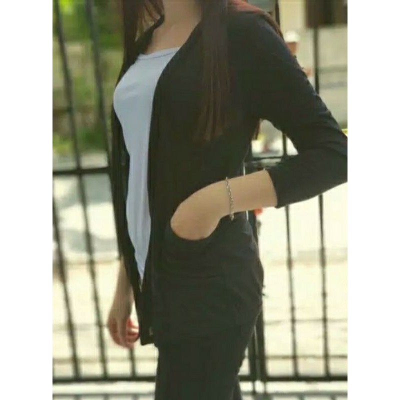 cardigan lengan panjang/kardigan tanpa lengan