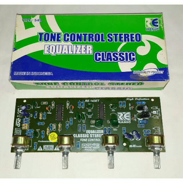Kit Tone Control Stereo equalizer Classic