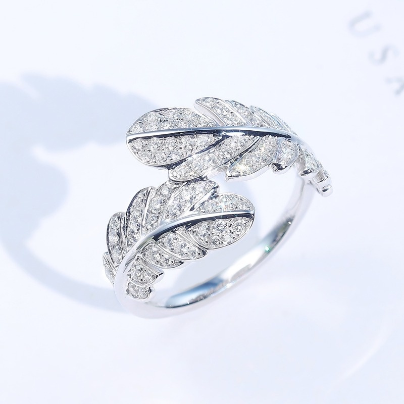 Beautiful Super Fairy Design Exquisite Feather Ring