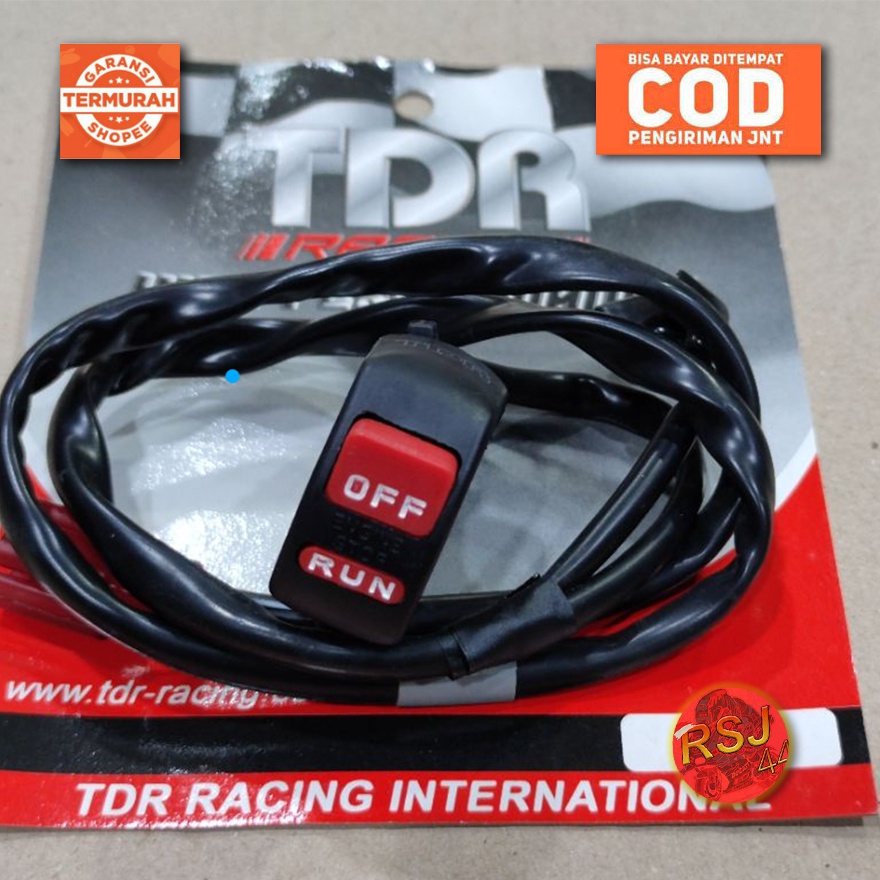 SAKLAR ON OFF / STOP ENGINE UNIVERSAL TDR ORIGINAL SATRIA R15 VIXION CBR MT15 DLL