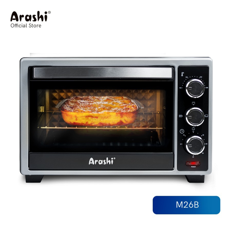 ARASHI M26B 26 Liter - Oven Elektrik Kapasitas 26 Liter