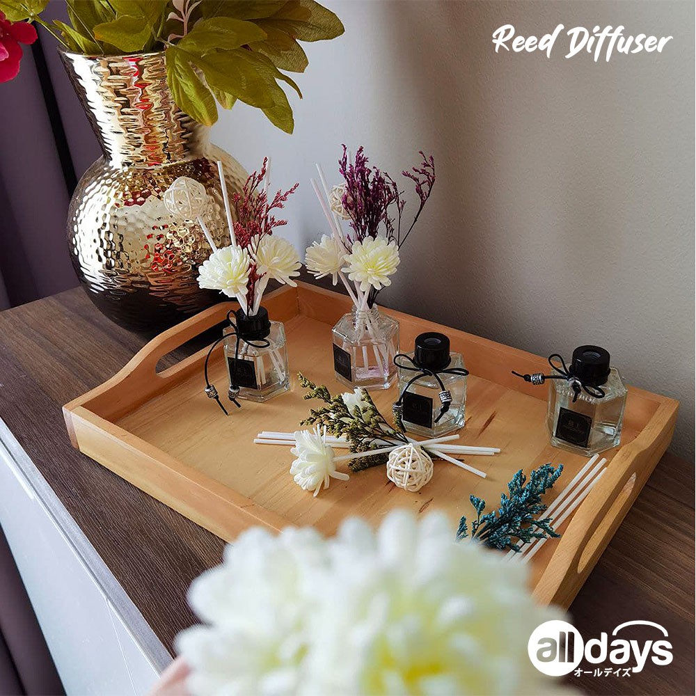 Alldays Reed Diffuser Aromatherapy Pengharum / Pewangi Ruangan Floral Hexagonal 10 Varian