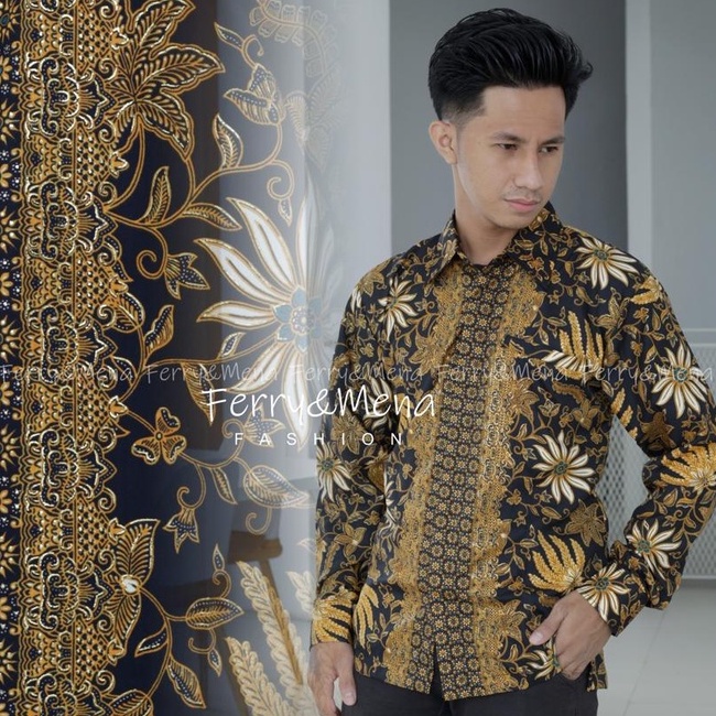 HN MODE 2 - Kemeja batik motif terbaru / kemeja batik modern / hem pesta / kantor