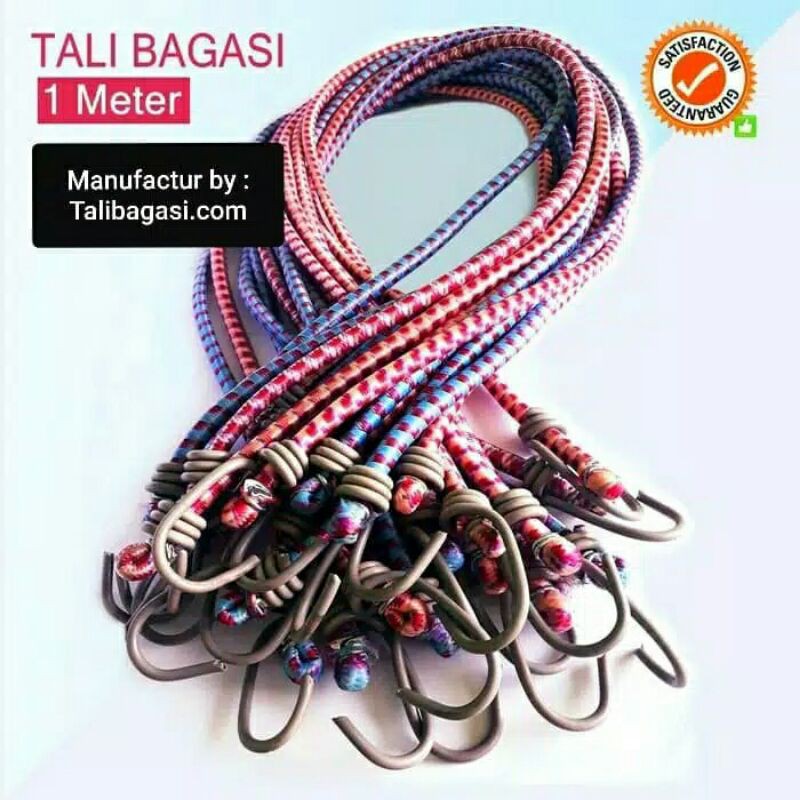 

Tali karet pengikat barang serbaguna 100cm atau 1meter harga per pcs
