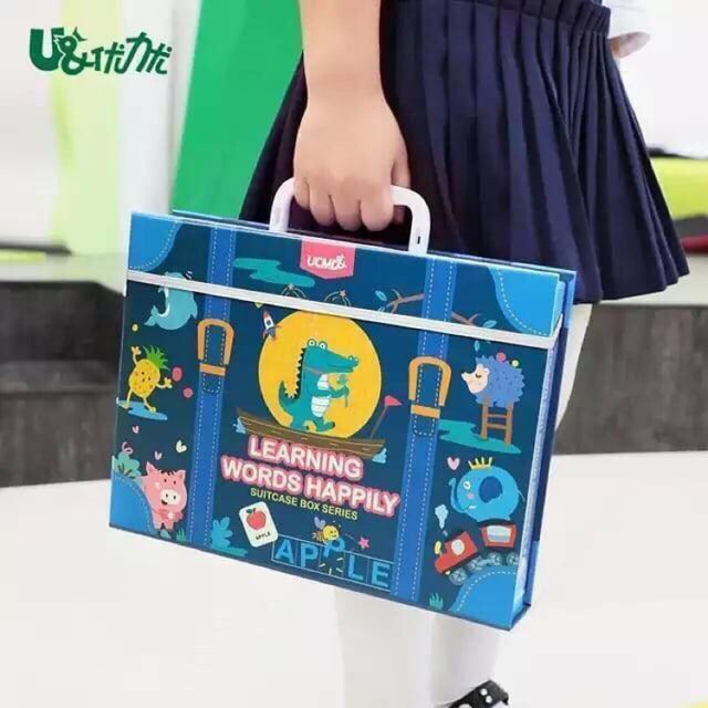 Learning Words Happily - Alphabet - Magnetic Suitcase - Mainan Edukasi