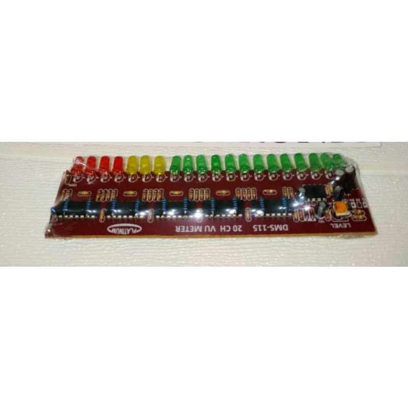 KIT LED VU METER SPECTRUM ANALYZER 20 LED DMS-115