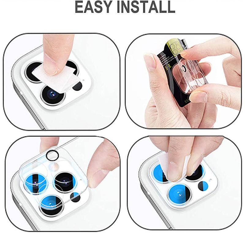 Pelindung Lensa Kamera Belakang Bahan Tempered Glass Untuk iPhone 13 12 11 Pro Max Mini X XR XS Max 7 8 6 6s Plus SE 2020 2022