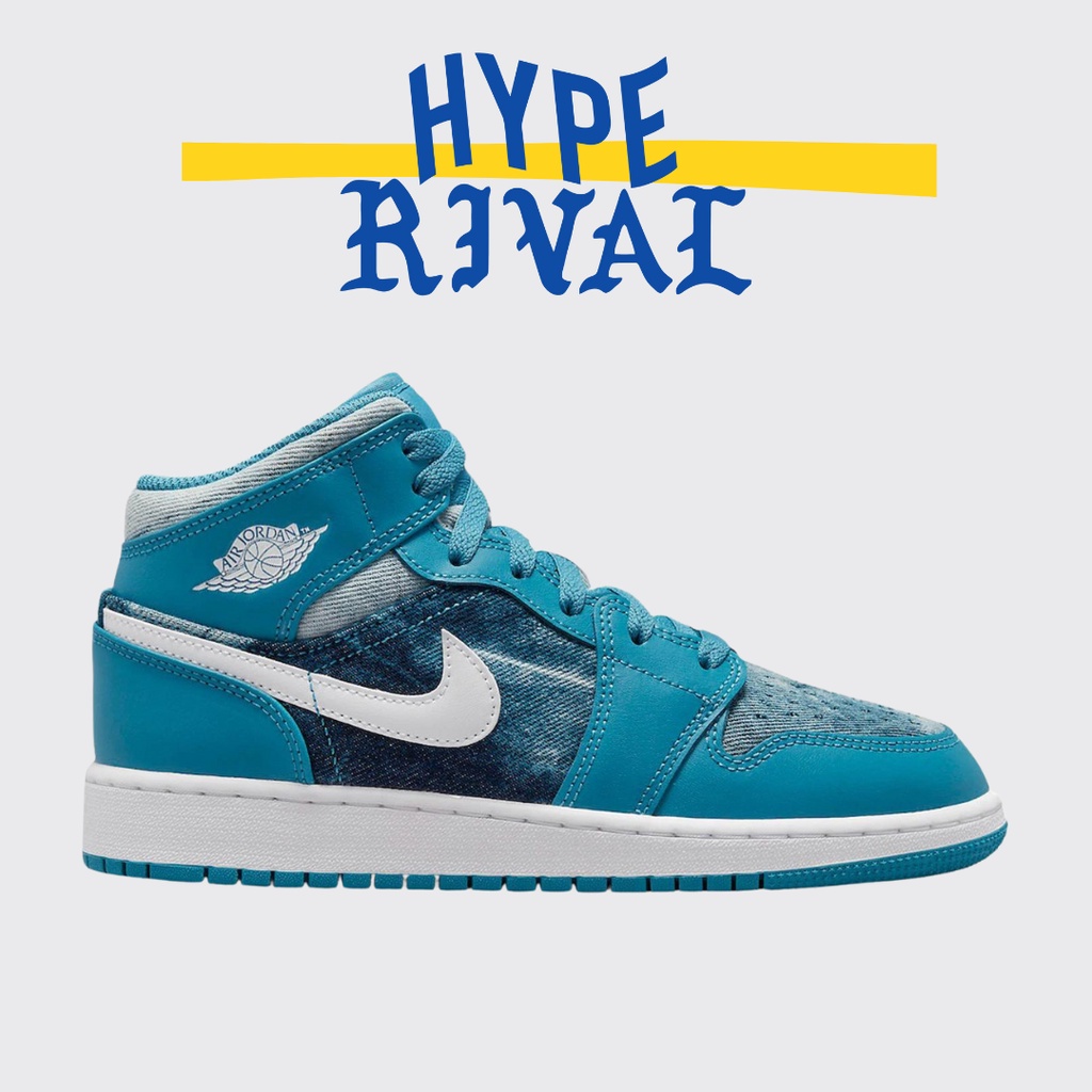 Air Jordan 1 Mid Washed Denim