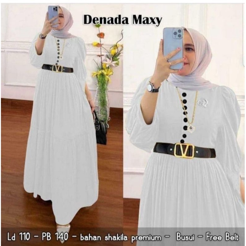 DRESS MUSLIM, baju wanita, baju gamis, dress, gamis, Baju gamis, fashion wanita, Denada Maxy