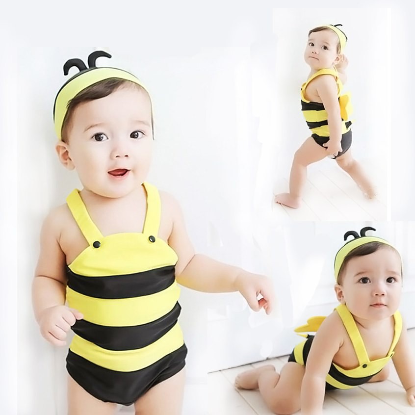 BAJU RENANG ANAK ANIMAL BEE | BAJU RENANG BEE