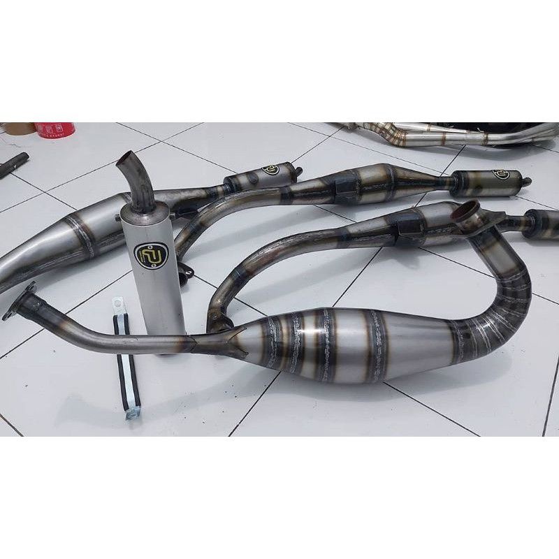 knalpot Pekajaman Original Ninja RR R SS Galvanis almu original racing jogja Asli