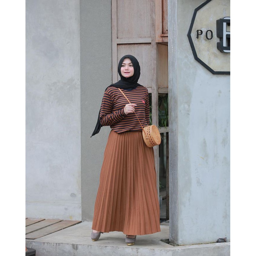  COD Rok  plisket  mayung premium jumbo Shopee Indonesia