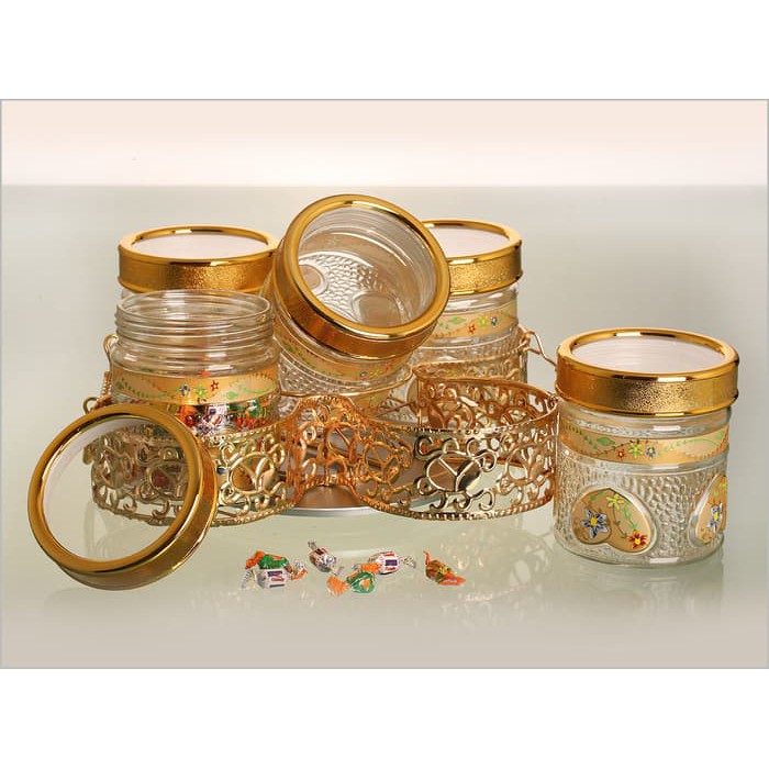 Vicenza Toples Kaca Candy Jar GB5