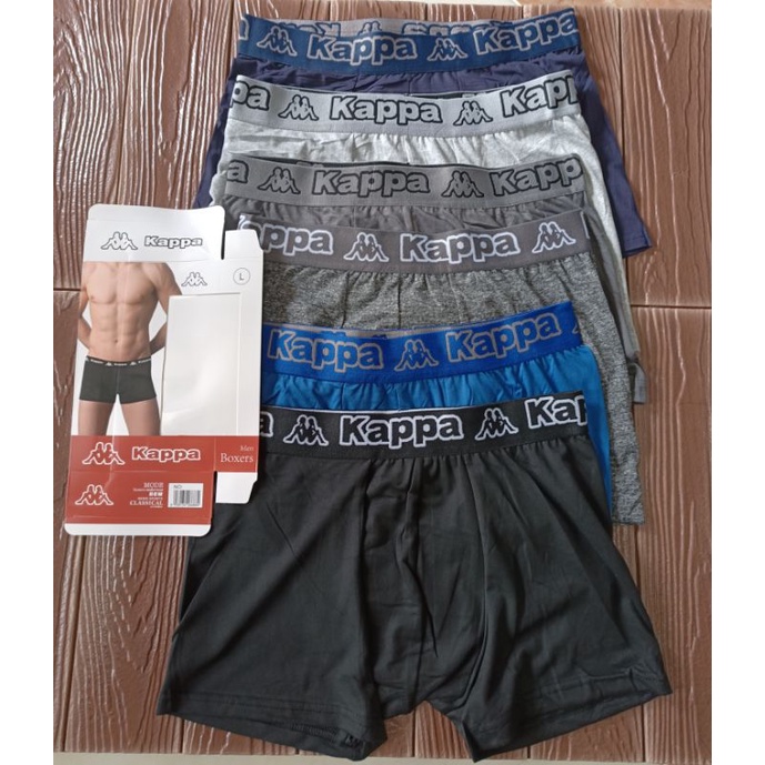 3 PCS BOXER PRIA L-V /KAPPA  CELANA DALAM  BOXER PRIA