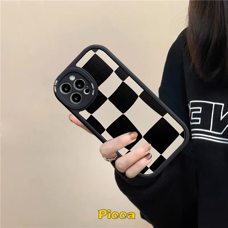 Casing Grid Hitam Putih Samsung A04 A13 A04S M23 A33 A03 A32 A23 A73 A22 A03 Core A12 A53 A20 A52 A51 A20s A72 A50 A10s A03s A52s A31 A11 M12 A30 A50s M22 A30s A71 A21s A02s S21FE