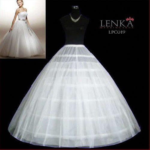 [PALING LARIS] PETTICOAT PENGEMBANG GAUN WEDDING PESTA BALL GOWN 6 RING 2 LAYER LPC019