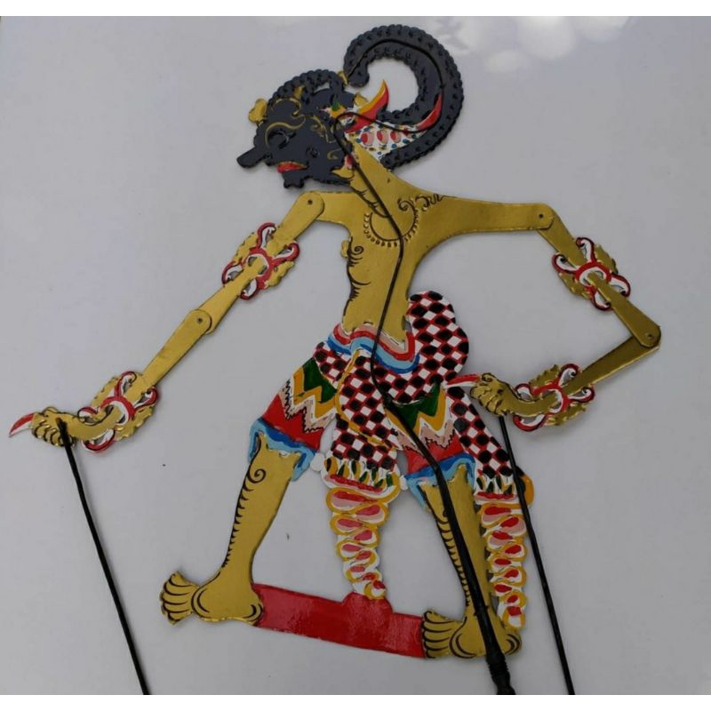 wayang kertas duplex Bima/Werkudara/werkudoro tinggi wayang -+65cm