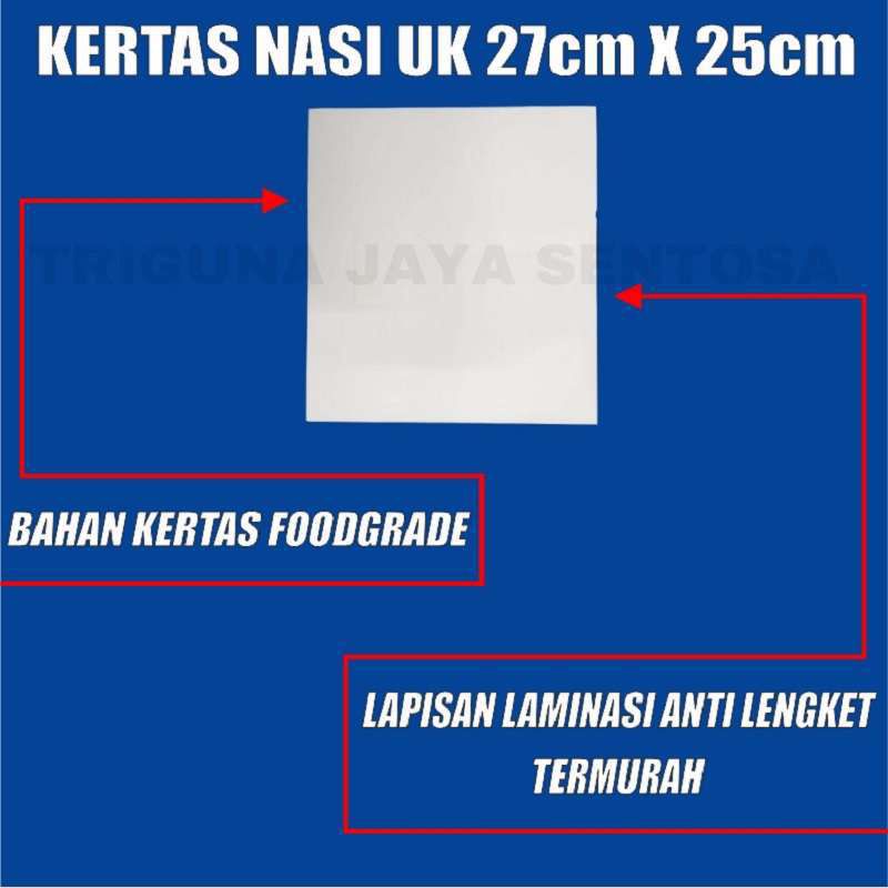 NASI Kertas Nasi kfc pembungkus nasi