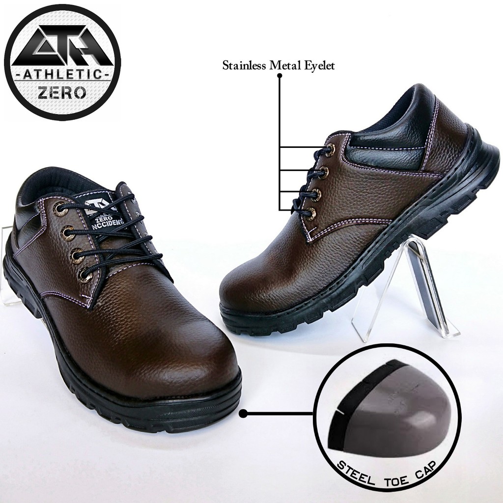 Sepatu Safety Pendek Tali Sepatu Kerja Safety Proyek Konstruksi Industri Safety Shoes Septi Semi Bot