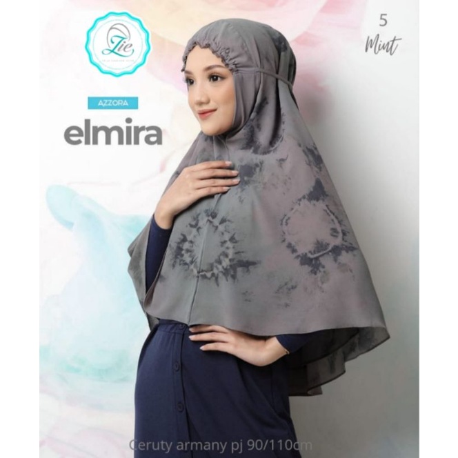 Elmira Hijab Instan Original Azzora Hijab Instan Motif Tiedye Hijab Tiedye Azzora Elmira Azzora Hija