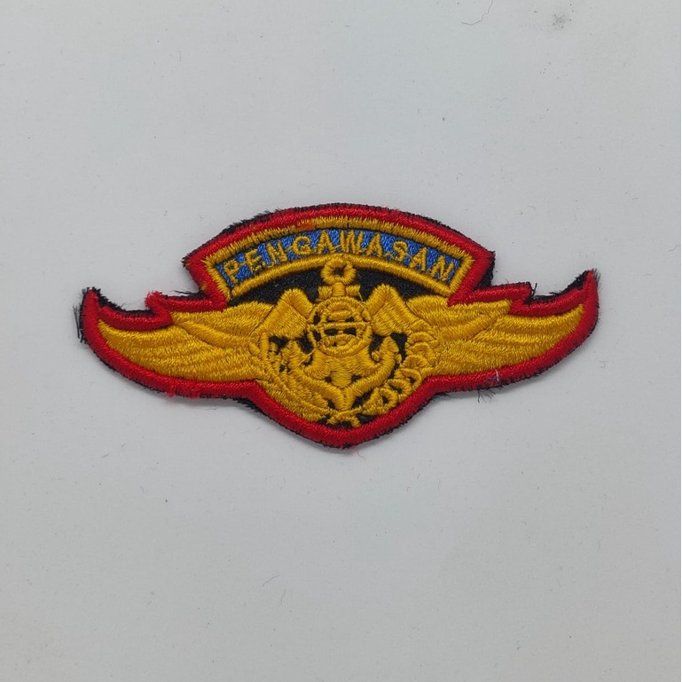 Wing Pengawasan/ Bordir Timbul Wings Perhubungan / Bedge / Bet / Emblem / Patch / Badge / Dishub / K