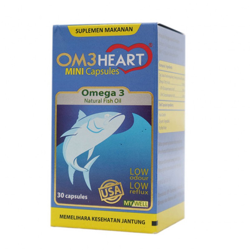 OME HEART 30'S / Minyak Ikan / Omega-3 / Suplemen Makanan