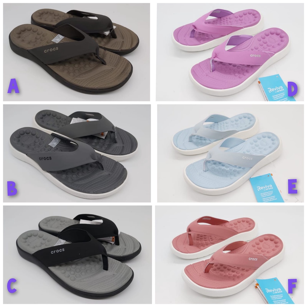 Crocs Reviva Flip Unisex Sandal Kasual