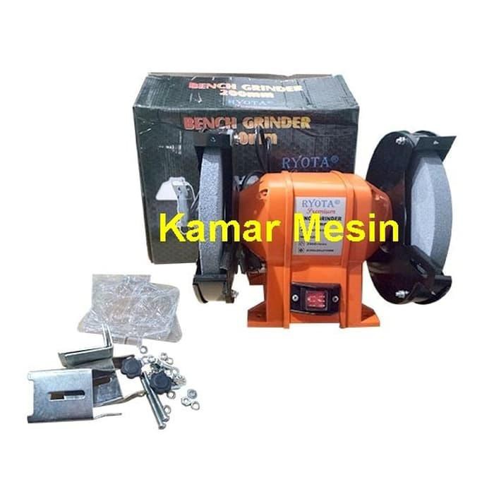 Dijual  OBRAL Bench Grinder Gerinda Duduk 8 Inch Ryota  sparepart Diskon