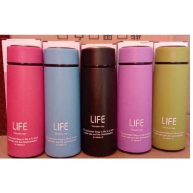 BOTOL MINUM KACA LIFE 450 ML / BOTOL KACA LIFE POLOS