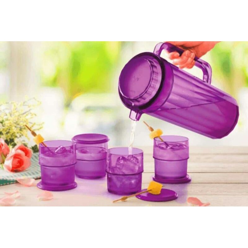 Jual Tupperware eleganzia pitcher set | Shopee Indonesia