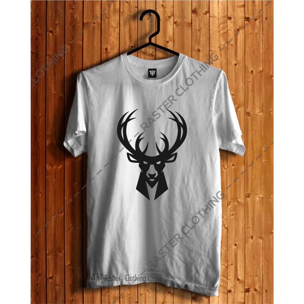 Kaos Baju Distro Basketball Milwaukee Bucks NBA