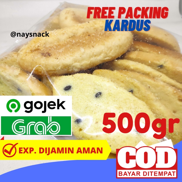 

Roti Kering Bagelen Choco Chips Makanan Ringan Snack Kiloan Manis Isi 500 Gram