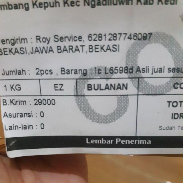 Ic L6598d Asli Jual Sesuai Iklan