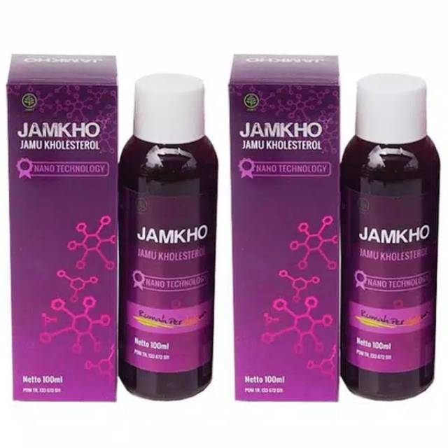 Obat Herbal JAMKHO 100ml Turunkan Kolestrol 100% ASLI &amp; ALAMI Jamu Kolestrol JAMKHO MURNI