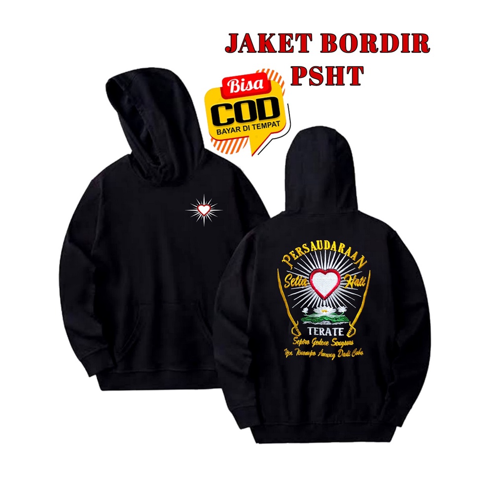 JAKET PSHT BORDIR -JAKET PSHT TERBARU-JAKET PSHT HOODIE-JAKET PSHT DISTRO-JAKET PSHT KEREN